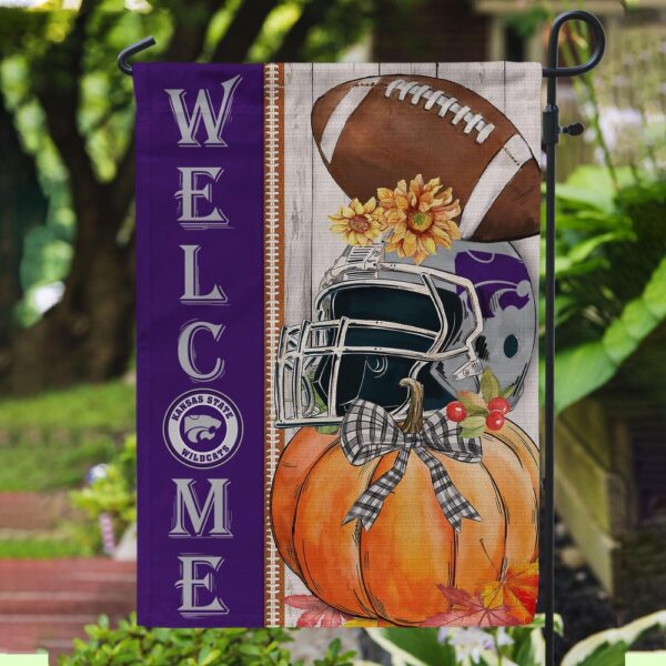 NCAA Kansas State Wildcats Garden Flag College Pride Blooms