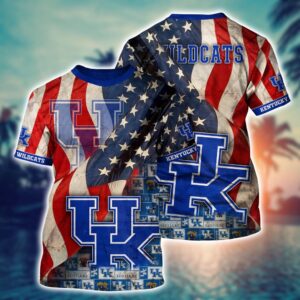 NCAA Kentucky Wildcats 3D T-Shirt…