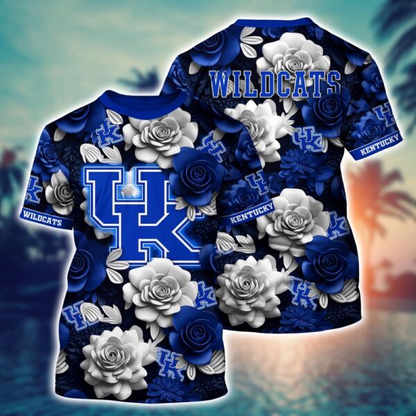 NCAA Kentucky Wildcats 3D T-Shirt Fashion Forward Bliss For Sports Fans