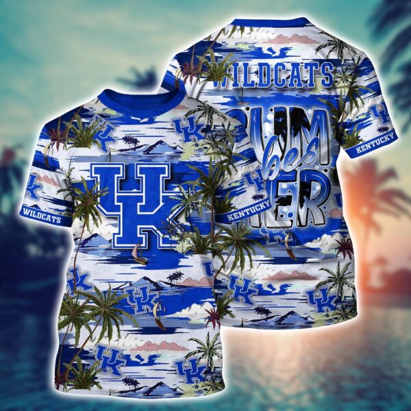 NCAA Kentucky Wildcats 3D T-Shirt Sporty Elegance Bliss