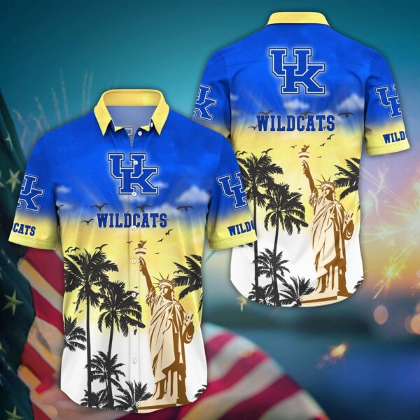 NCAA Kentucky Wildcats Hawaiian Shirt Palm Tree Passion For Sports Enthusiasts