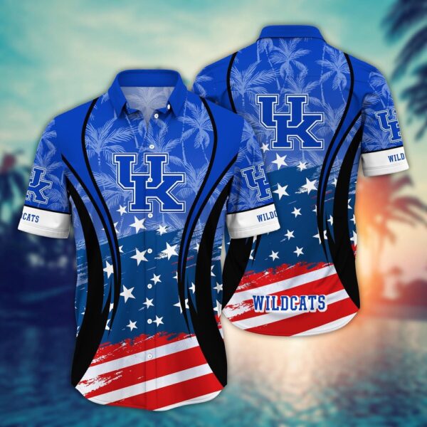 NCAA Kentucky Wildcats Hawaiian Shirt Stadium Style For Sports Enthusiasts