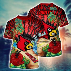 NCAA Louisville Cardinals 3D T-Shirt…