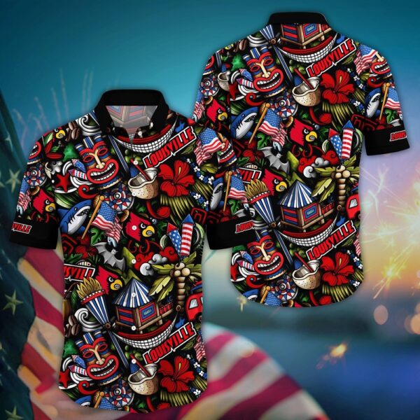 NCAA Louisville Cardinals Hawaiian Shirt Spectacular Spirit For Sports Enthusiasts