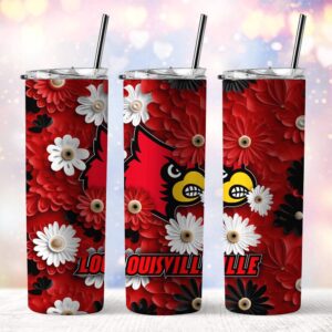 NCAA Louisville Cardinals Skinny Tumbler Adventure In Every Sip 1