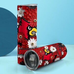 NCAA Louisville Cardinals Skinny Tumbler Adventure In Every Sip 2