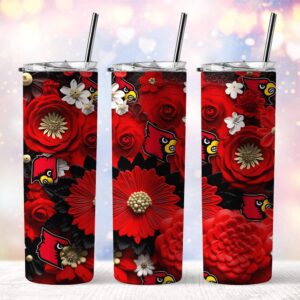 NCAA Louisville Cardinals Skinny Tumbler Elegance In Every Sip 1