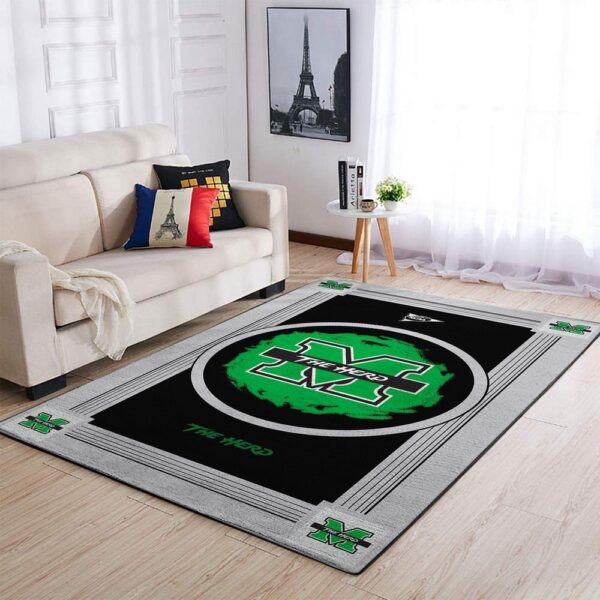 NCAA Marshall Thundering Herd Area Rug Athletic Elegance