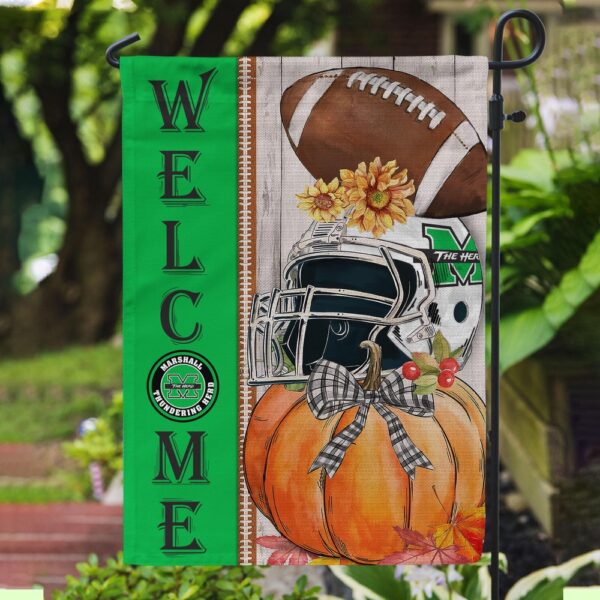 NCAA Marshall Thundering Herd Garden Flag College Pride Blooms