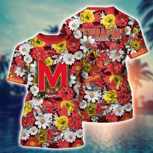 NCAA Maryland Terrapins 3D T-Shirt…