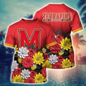 NCAA Maryland Terrapins 3D T-Shirt…