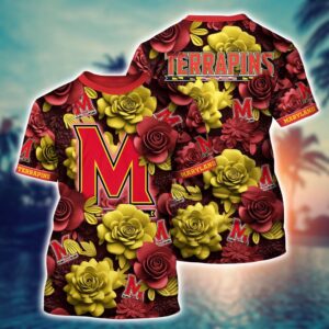 NCAA Maryland Terrapins 3D T-Shirt…