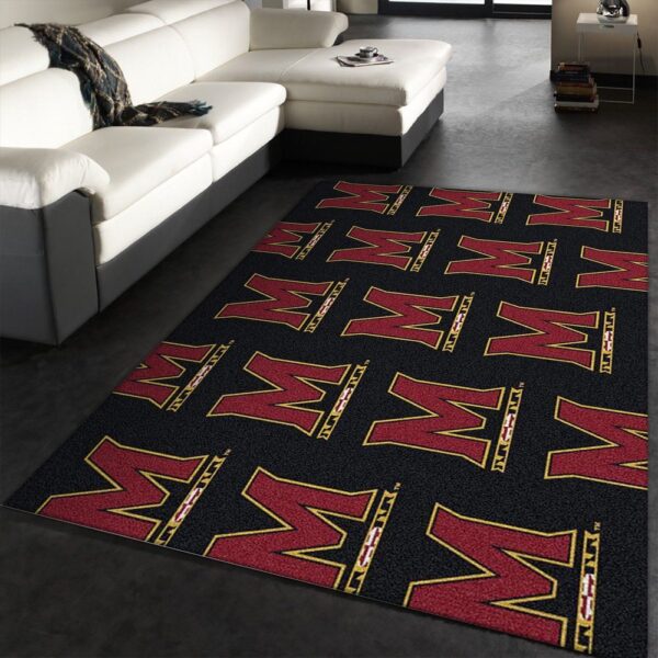 NCAA Maryland Terrapins Area Rug Vogue Bliss Parade