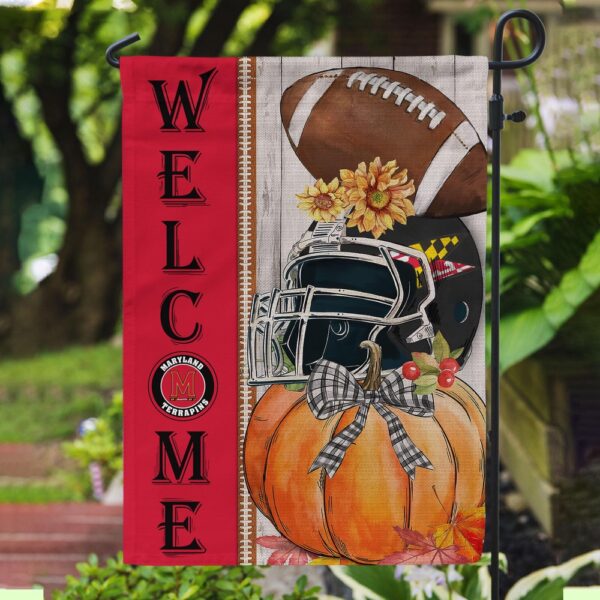 NCAA Maryland Terrapins Garden Flag College Pride Blooms