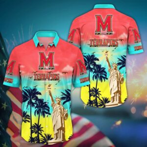 NCAA Maryland Terrapins Hawaiian Shirt…