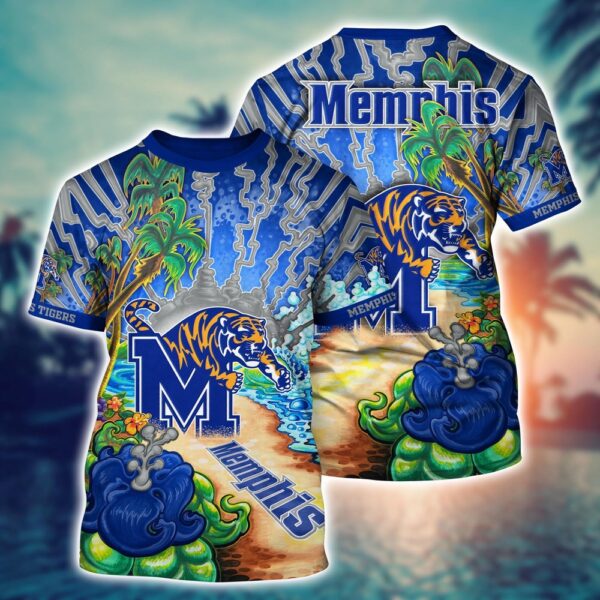 NCAA Memphis Tigers 3D T-Shirt Champion Street Style