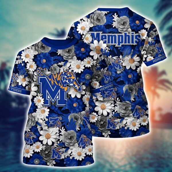 NCAA Memphis Tigers 3D T-Shirt Chic Vibes In Threads