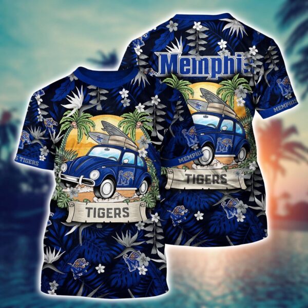 NCAA Memphis Tigers 3D T-Shirt Elevate Casual Vibes