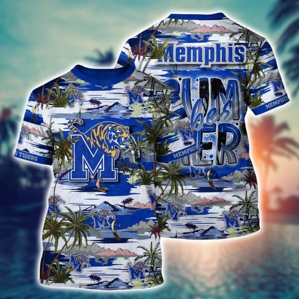 NCAA Memphis Tigers 3D T-Shirt Signature Comfort Style