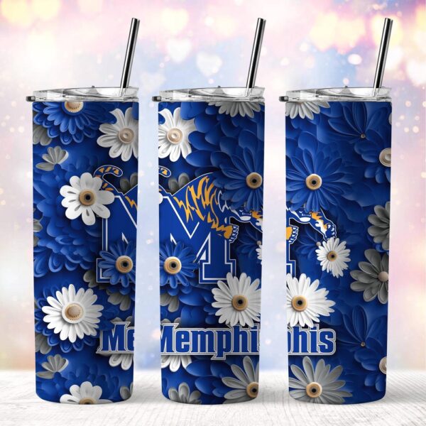 NCAA Memphis Tigers Skinny Tumbler Team Spirit Refreshment