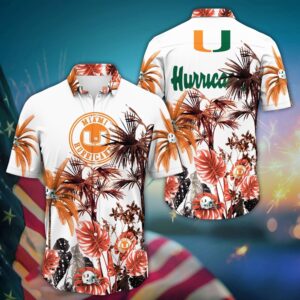 NCAA Miami Hurricanes Hawaiian Shirt…