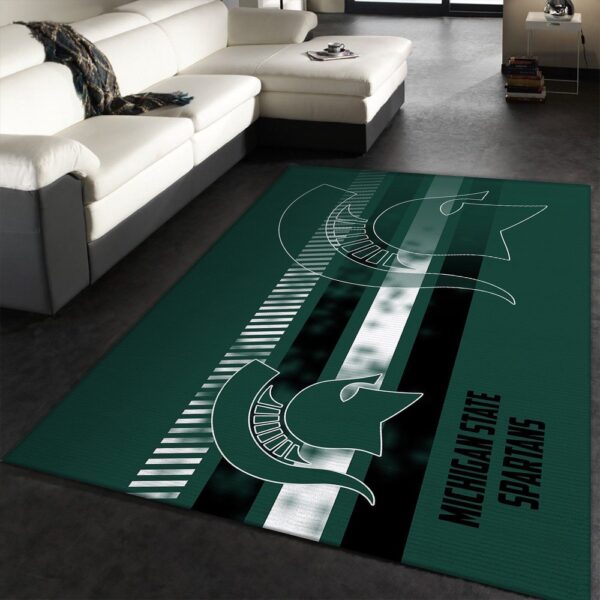 NCAA Michigan State Spartans Area Rug Add A Touch Of Flair To Your Living Space