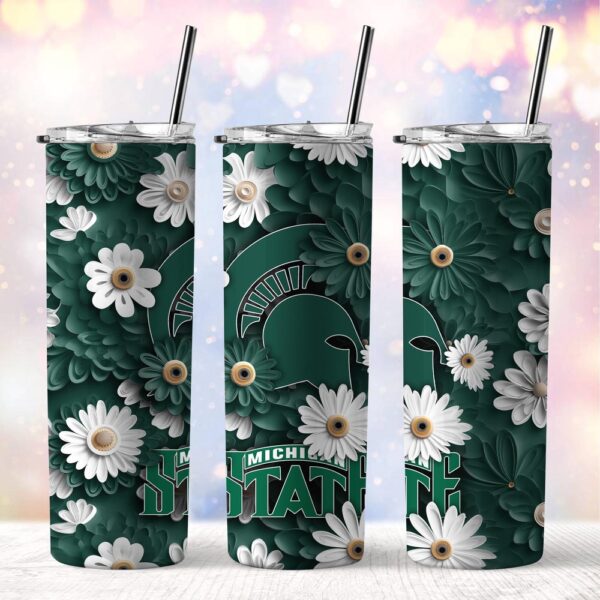 NCAA Michigan State Spartans Skinny Tumbler Team Spirit Refreshment