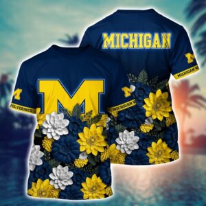 NCAA Michigan Wolverines 3D T-Shirt…