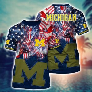 NCAA Michigan Wolverines 3D T-Shirt…