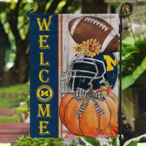 NCAA Michigan Wolverines Garden Flag…