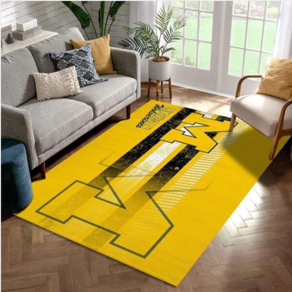 NCAA Michigan Wolverines Rug Room Carpet Sport Custom Area Floor Home Decor