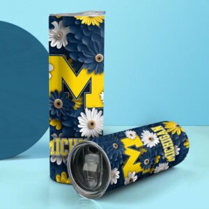 NCAA Michigan Wolverines Skinny Tumbler Adventure In Every Sip 2