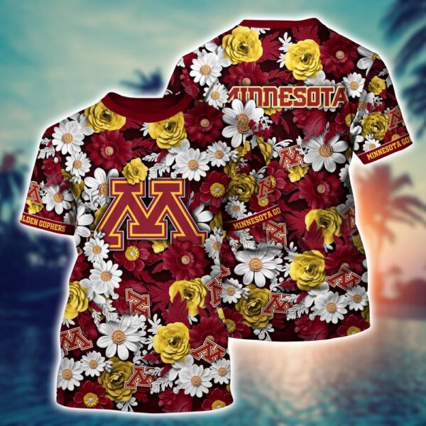 NCAA Minnesota Golden Gophers 3D T-Shirt Athletic Elegance Trends