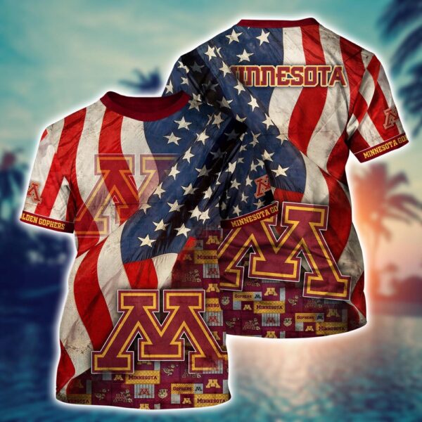 NCAA Minnesota Golden Gophers 3D T-Shirt Glamorous Fashion Bliss