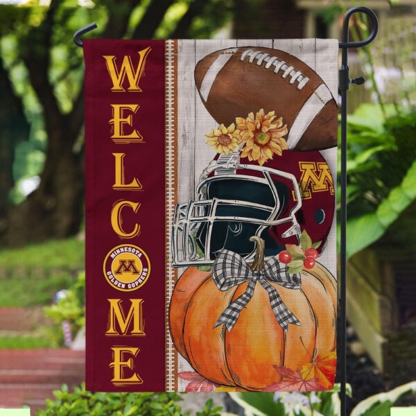 NCAA Minnesota Golden Gophers Garden Flag College Pride Blooms