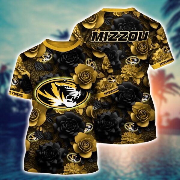 NCAA Missouri Tigers 3D T-Shirt Fashion Forward Bliss For Sports Fans