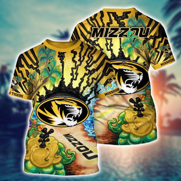 NCAA Missouri Tigers 3D T-Shirt Fashion Forward Comfort