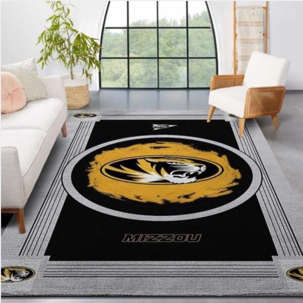 NCAA Missouri Tigers Area Rug Bring The Excitement Of College Sports To Your Home