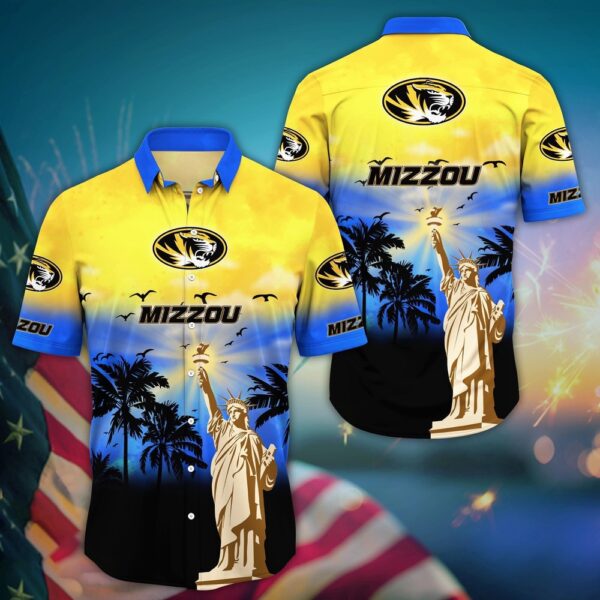 NCAA Missouri Tigers Hawaiian Shirt Palm Tree Passion For Sports Enthusiasts