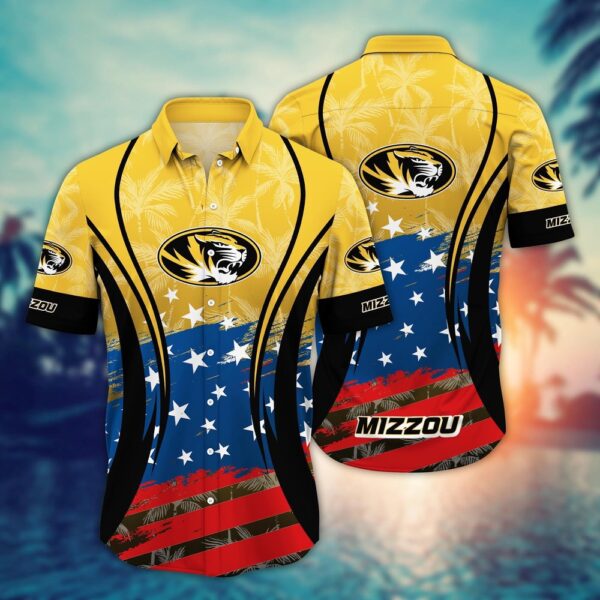 NCAA Missouri Tigers Hawaiian Shirt Stadium Style For Sports Enthusiasts