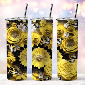 NCAA Missouri Tigers Skinny Tumbler Elegance In Every Sip 1