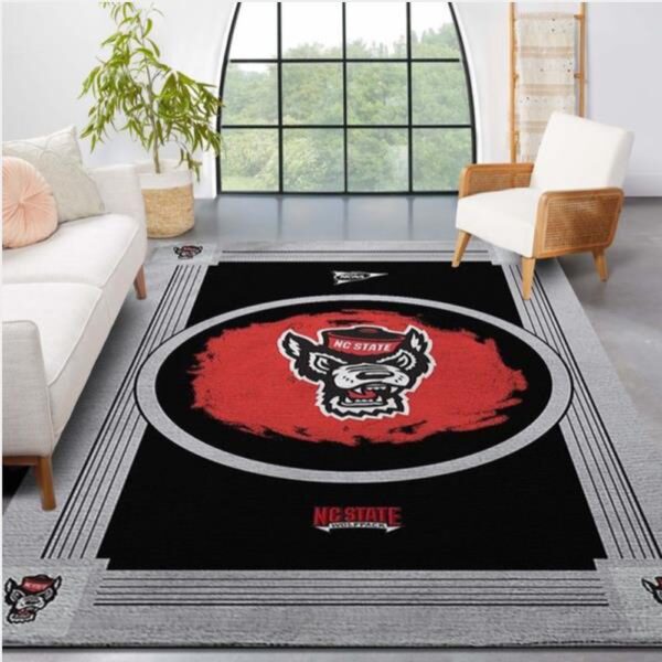 NCAA NC State Wolfpack Area Rug Bring The Excitement Of College Sports To Your Home