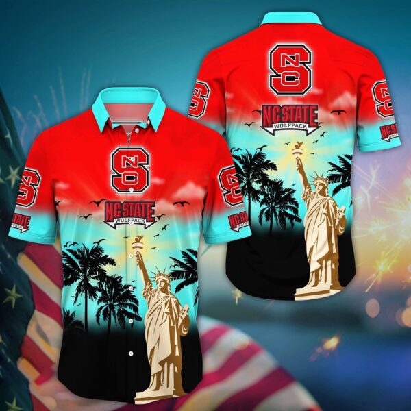 NCAA NC State Wolfpack Hawaiian Shirt College Bloom Burst For Sports Enthusiasts