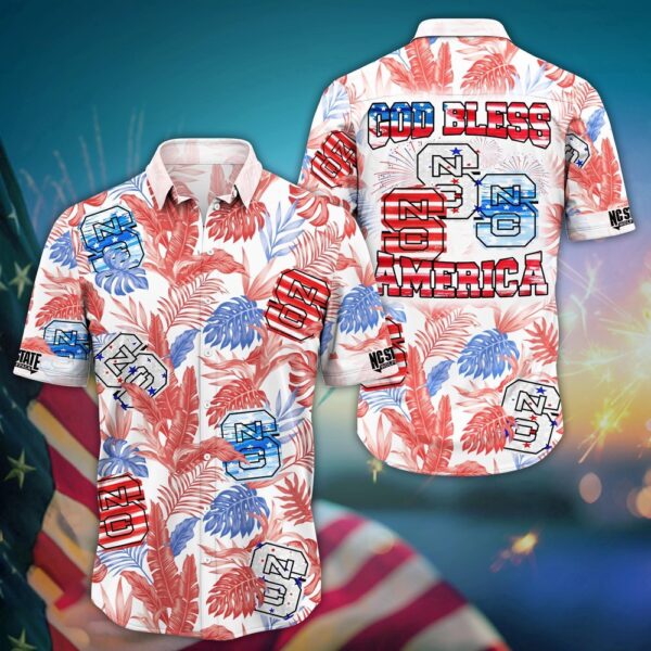 NCAA NC State Wolfpack Hawaiian Shirt Island Spirit NCAA Style For Fans