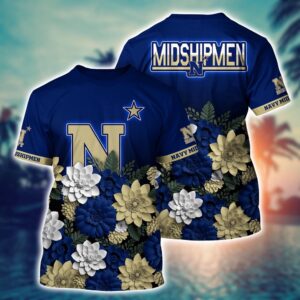 NCAA Navy Midshipmen 3D T-Shirt…