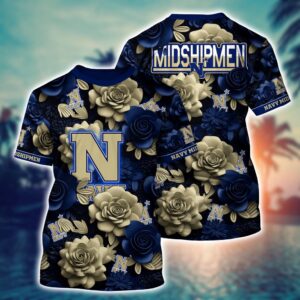 NCAA Navy Midshipmen 3D T-Shirt…