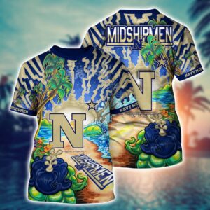 NCAA Navy Midshipmen 3D T-Shirt…