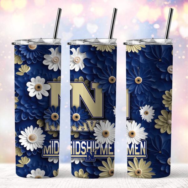 NCAA Navy Midshipmen Skinny Tumbler Campus Spirit Quencher