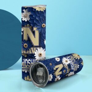 NCAA Navy Midshipmen Skinny Tumbler Campus Spirit Quencher 2