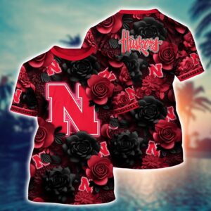 NCAA Nebraska Cornhuskers 3D T-Shirt…